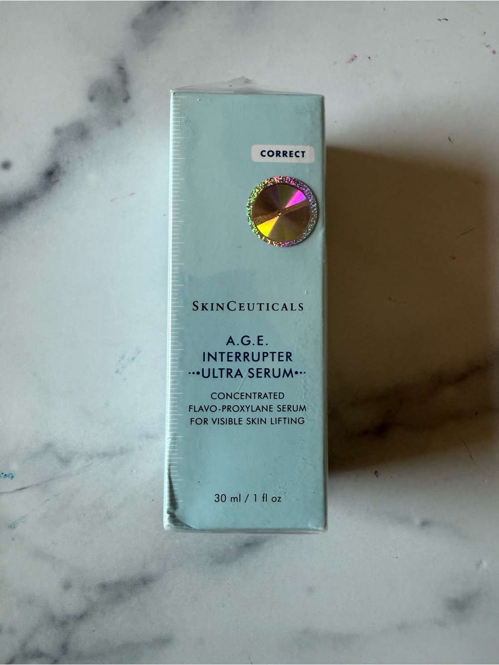 SkinCeuticals Serum Box in Light Blue and White